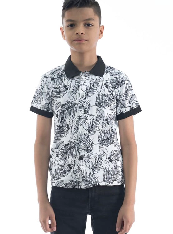 POLO MANGA CORTA ALGODÓN NIÑO WOALLANCE 80-LG76423 I24-25 CAMISERO - 1