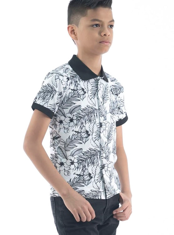 POLO MANGA CORTA ALGODÓN NIÑO WOALLANCE 80-LG76423 I24-25 CAMISERO - 3