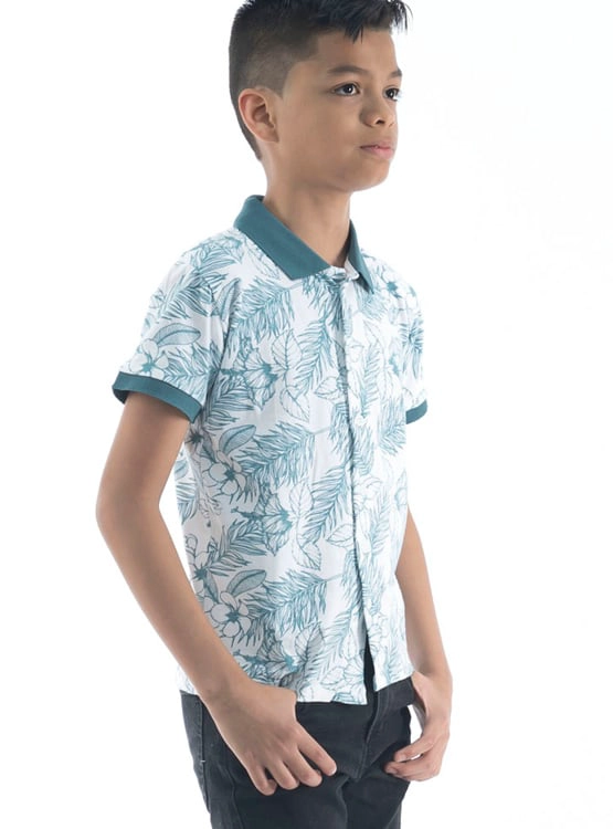POLO MANGA CORTA ALGODÓN NIÑO WOALLANCE 80-LG76423 I24-25 CAMISERO - 2
