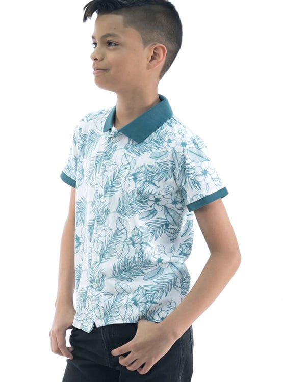 POLO MANGA CORTA ALGODÓN NIÑO WOALLANCE 80-LG76423 I24-25 CAMISERO - 3