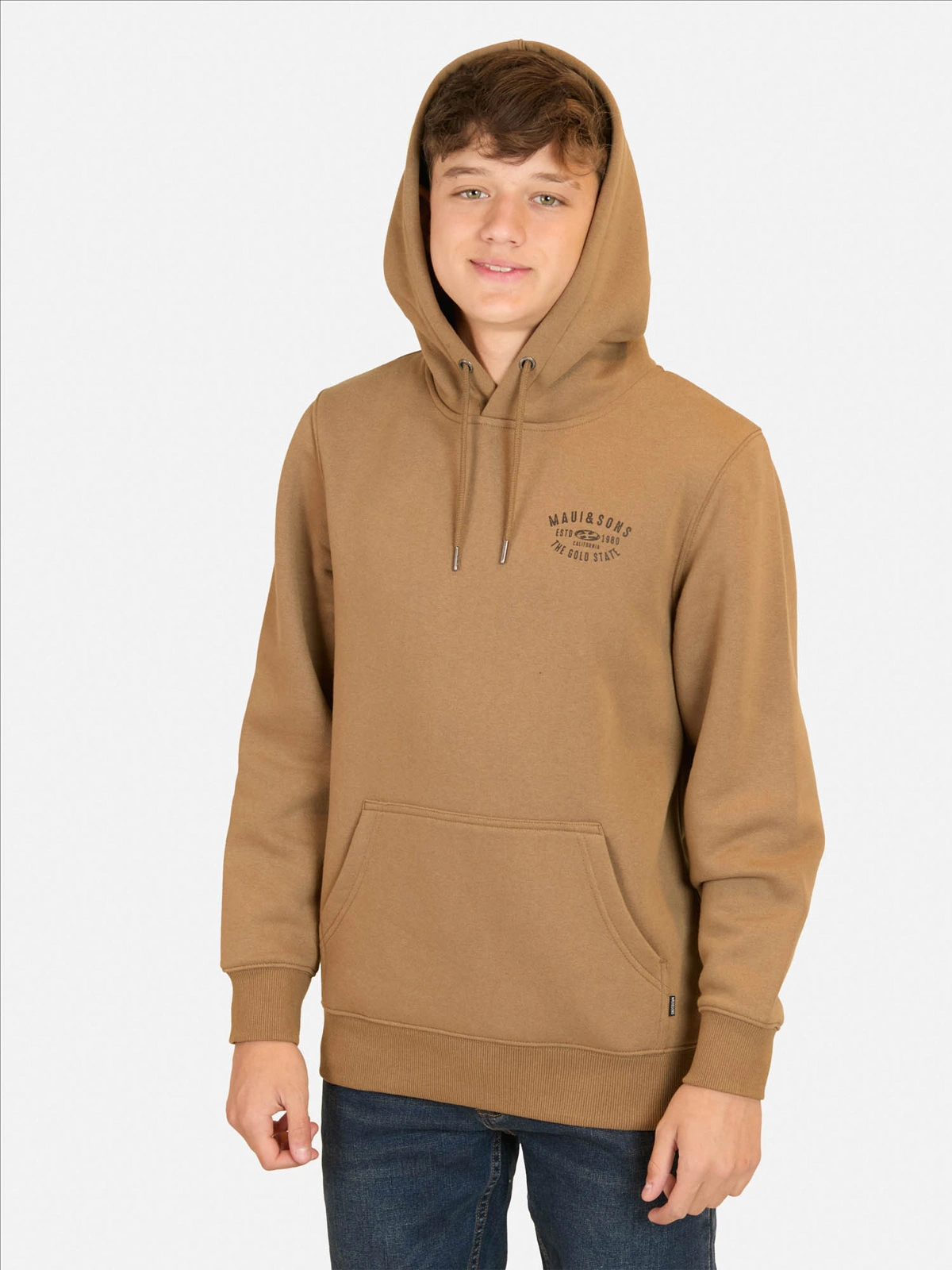 POLERA MANGA LARGA ALGODÓN NIÑO MAUI AND SONS 5O543 CANGURO - 2