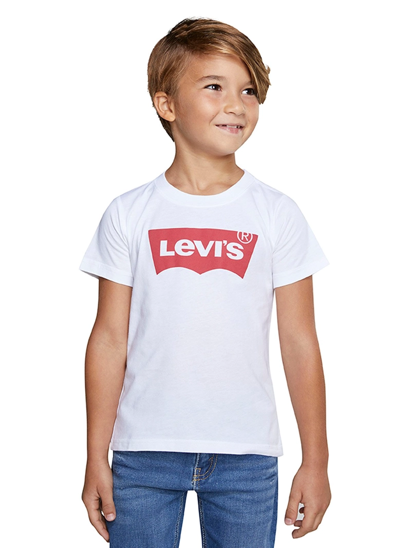 POLO MANGA CORTA ALGODÓN NIÑO LEVI'S BLANCO 818157-001 BATWING - 1