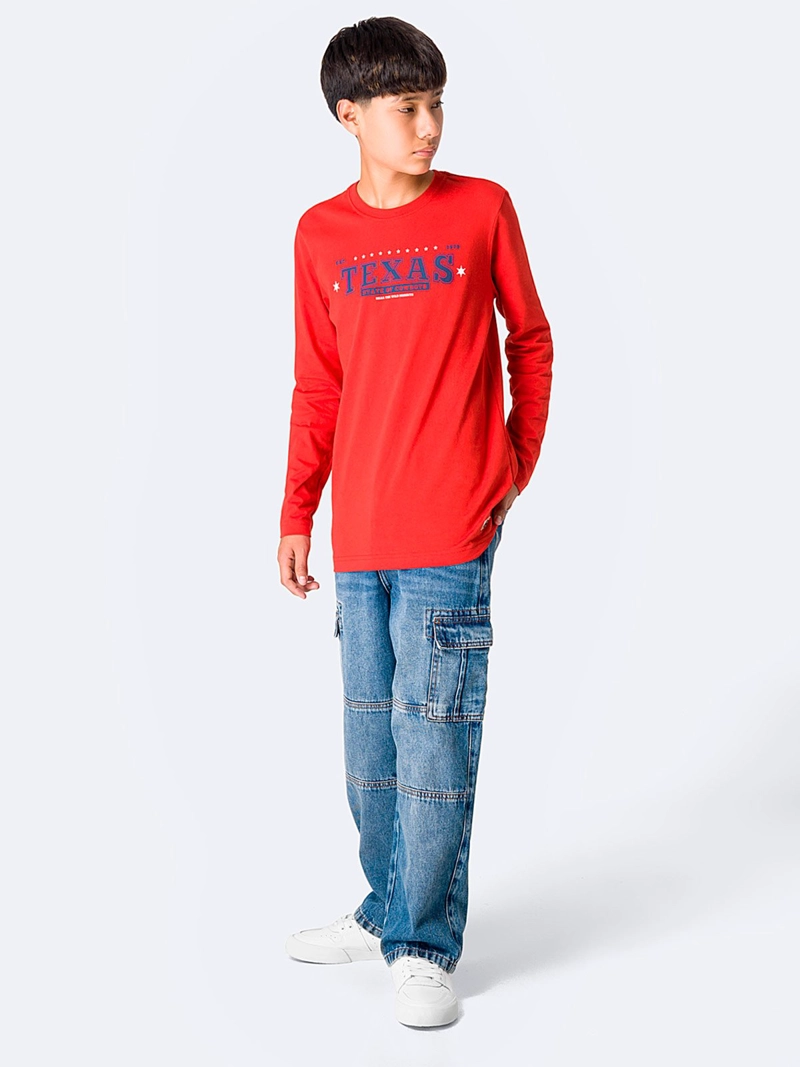 POLO MANGA LARGA REGULAR FIT NIÑO PIONIER EMILIO103 - 1