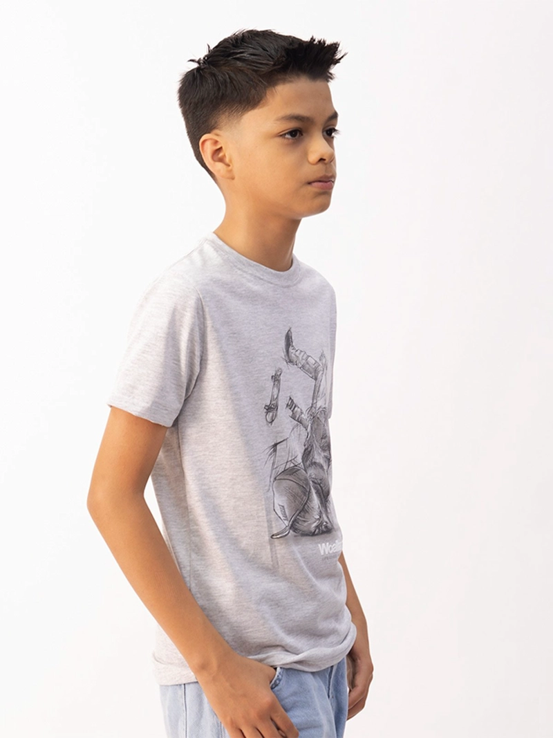 POLO NIÑO WOALLANCE MELANGE CLASICO 001 I25 - 2