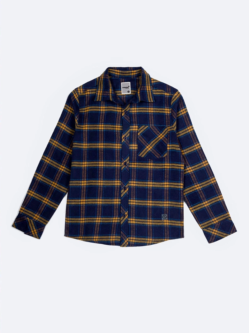 CAMISA MANGA LARGA NIÑO PIONIER FABIANOH - 1