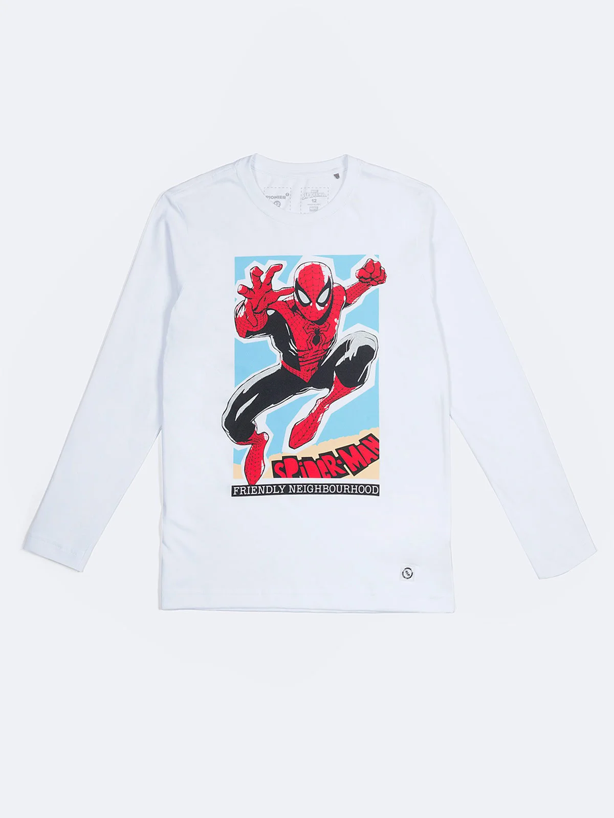 POLO MANGA LARGA NIÑO PIONIER BLANCO ANTEL-MARVEL - 1