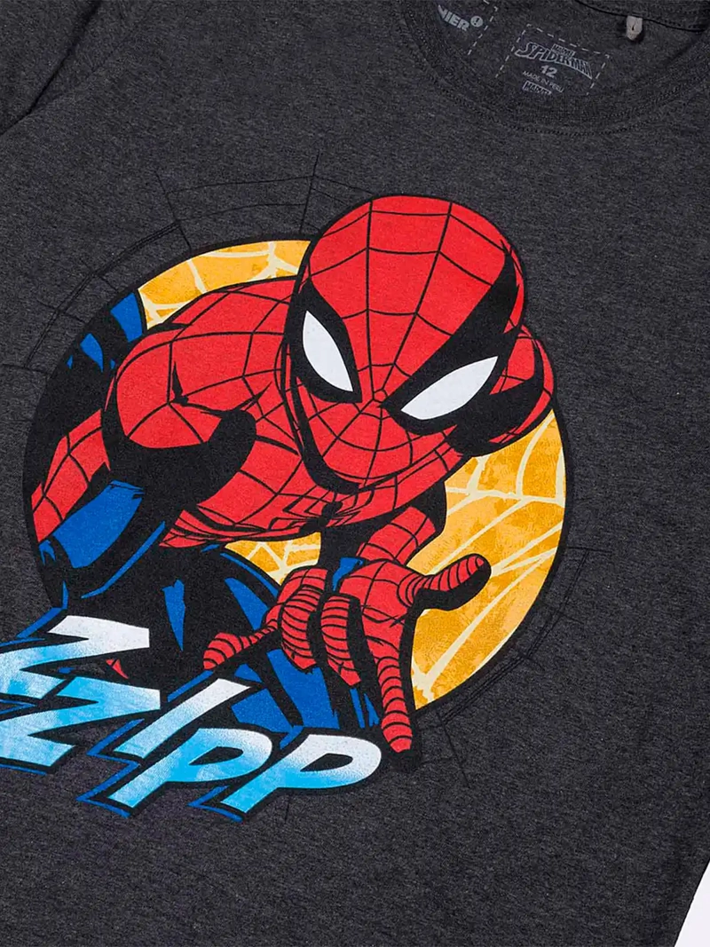 POLO MANGA LARGA NIÑO PIONIER CHARCOAL REMI-MARVEL - 3