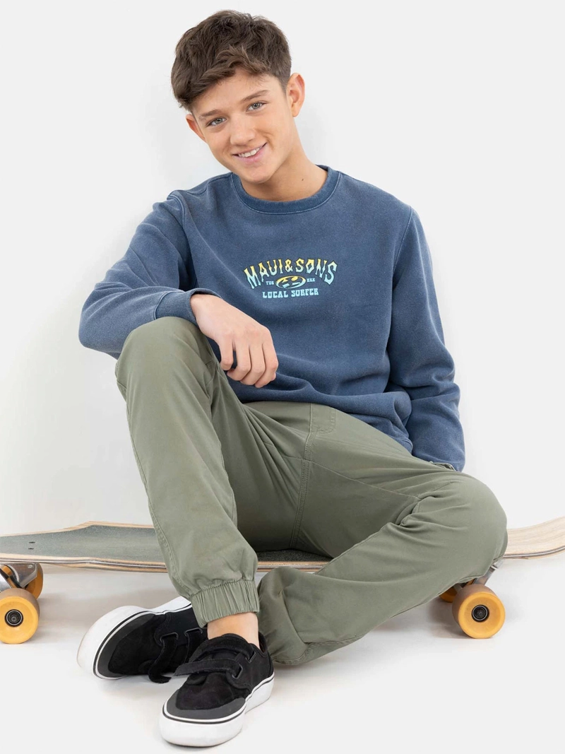 POLERA CUELLO REDONDO NIÑO MAUI AND SONS 5O792 - 1