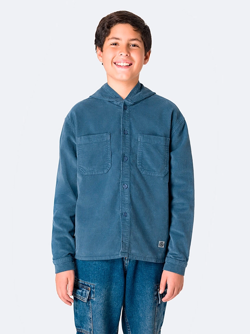 CAMISACO MANGA LARGA RGEULAR FIT NIÑO PIONIER ANABHAL - 2