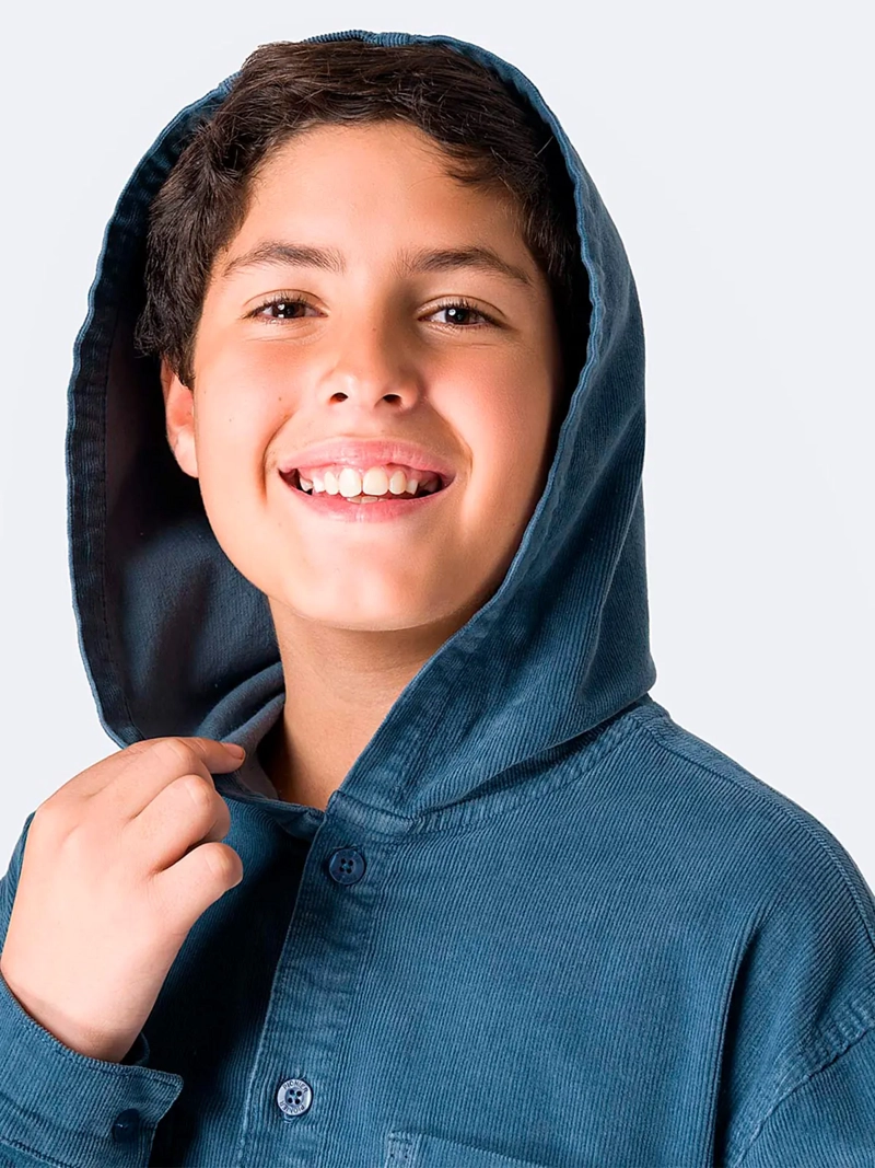 CAMISACO MANGA LARGA RGEULAR FIT NIÑO PIONIER ANABHAL - 4