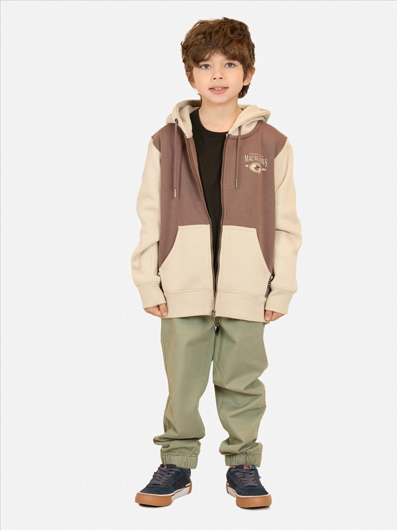 POLERA ALGODÓN NIÑO MAUI AND SONS FULL ZIPPER - 4
