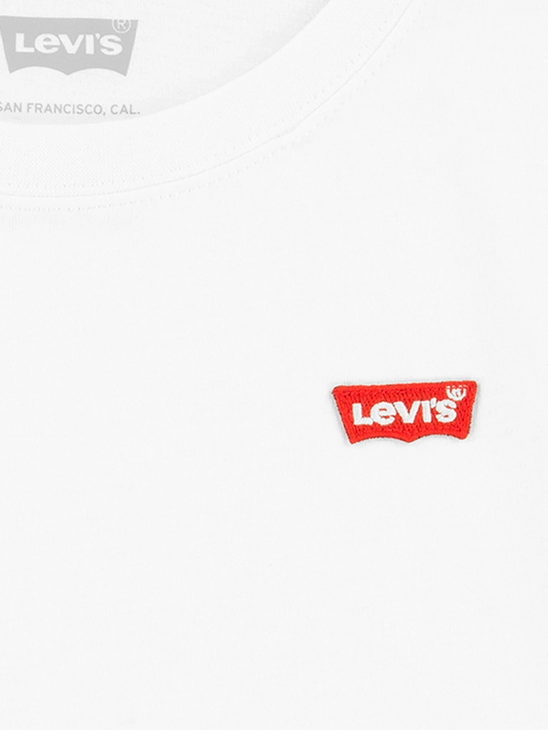 POLO MANGA CORTA NIÑO LEVI’S BLANCO 91A100-001 - 4