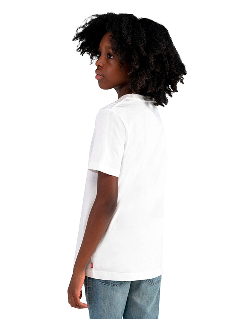 POLO MANGA CORTA NIÑO LEVI’S BLANCO 91A100-001 - 2