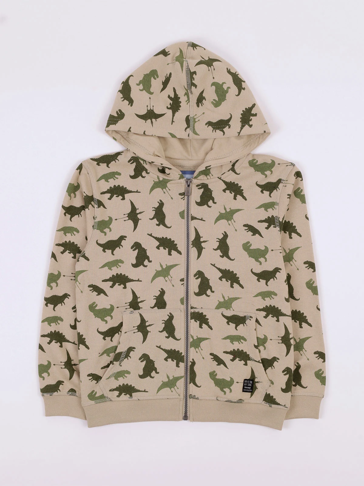 POLERA DINO CON CAPUCHA NIÑO HARVEST - 1