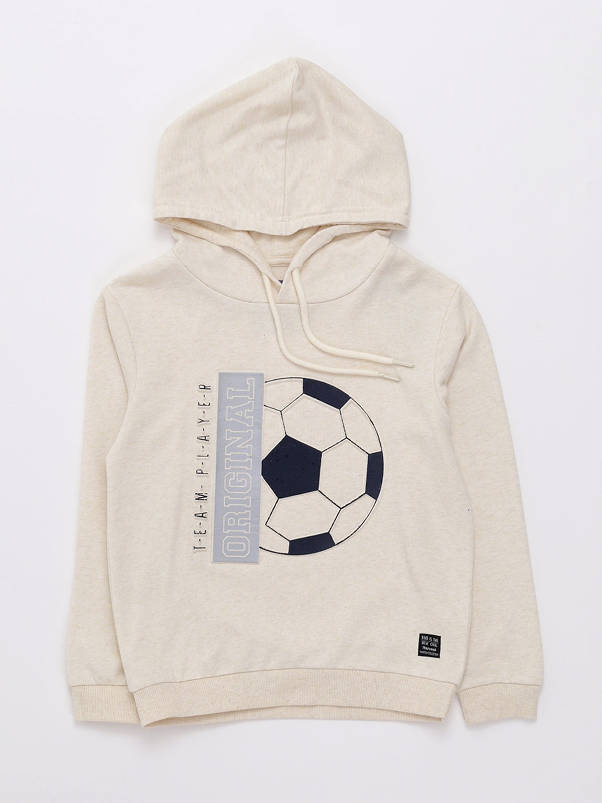 POLERA FRANELA CON CAPUCHA NIÑO HARVEST - 1
