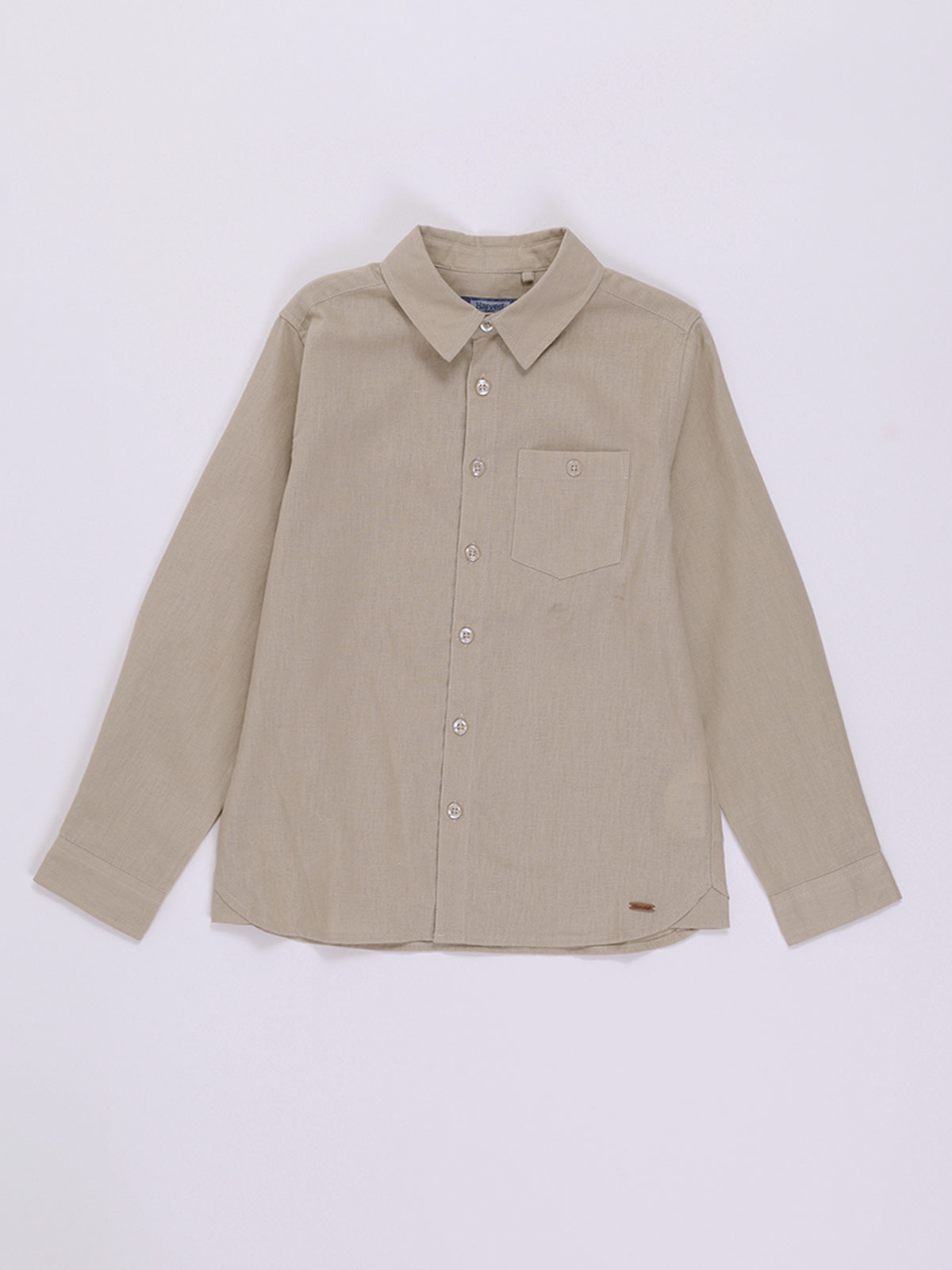 CAMISA MANGA LARGA LINO NIÑO HARVEST - 1