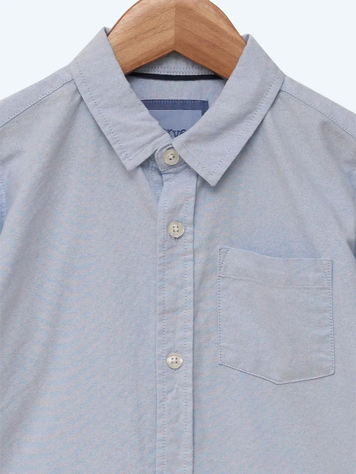 CAMISA MANGA LARGA ALGODÓN NIÑO HARVEST OXFORD - 3