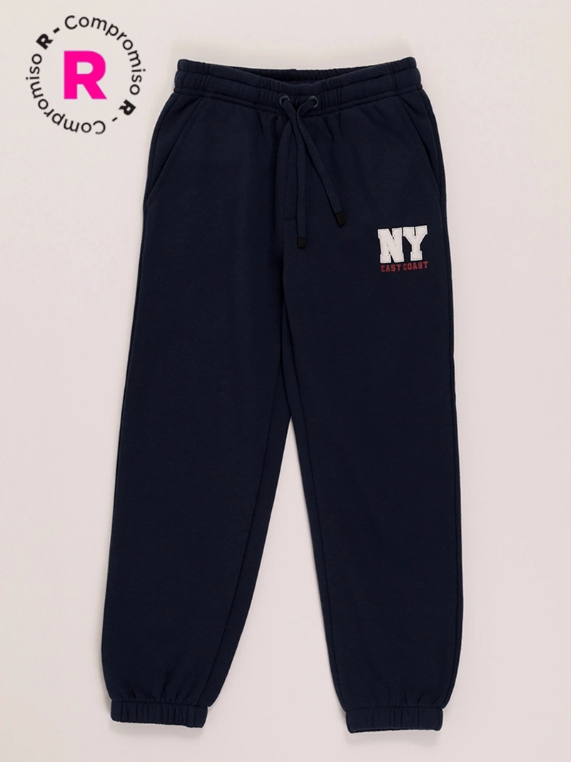 PANTALÓN DE BUZO FRANELA NIÑO HARVEST - 1