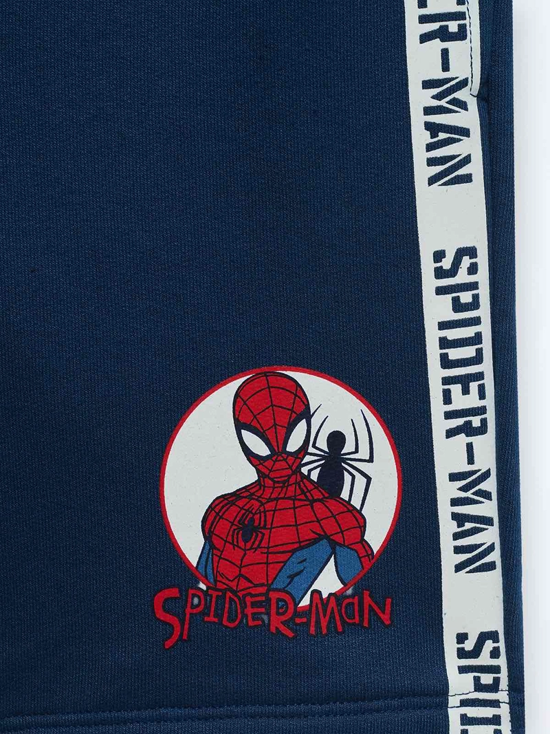 SHORT ALGODÓN NIÑO SPIDERMAN AZUL - 3