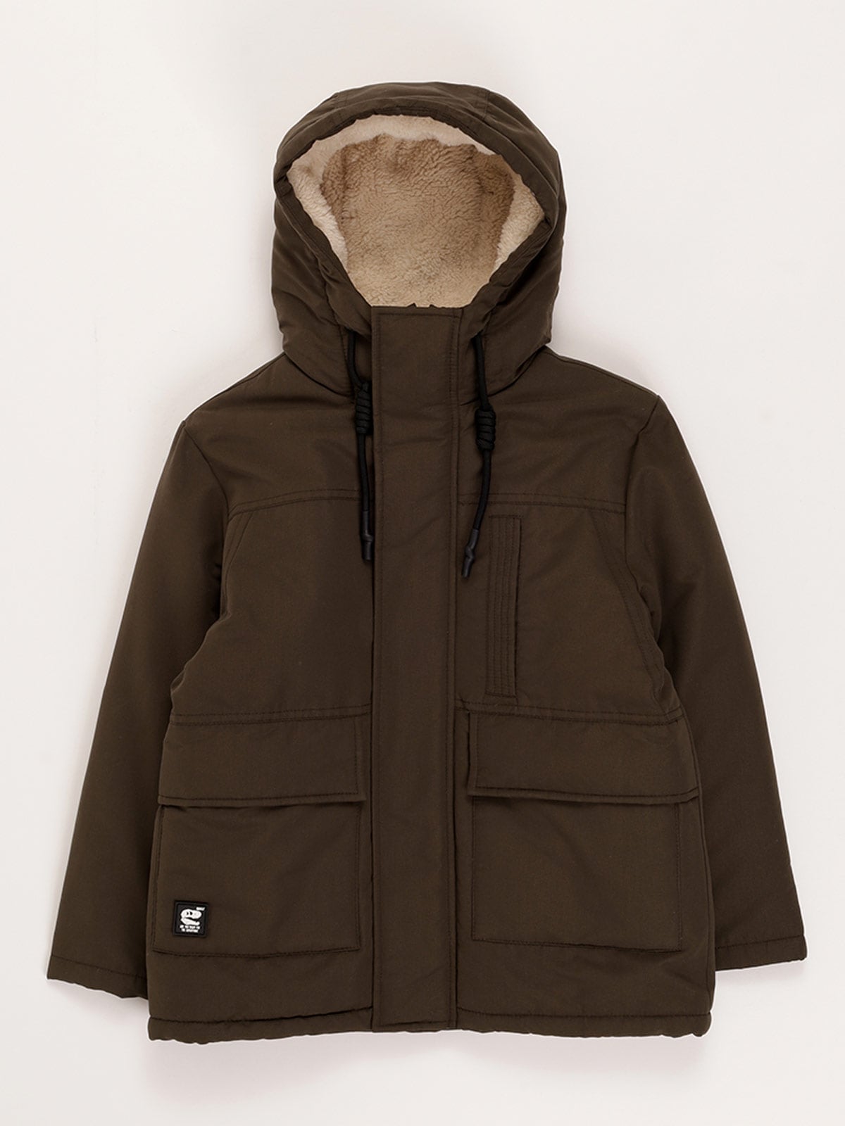 CASACA CON FORRO CORAL FLEECE NIÑO HARVEST - 1