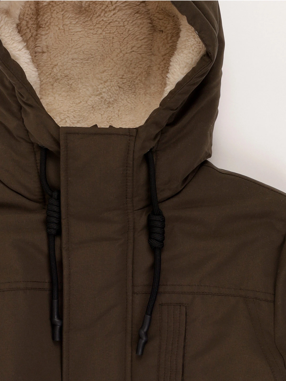 CASACA CON FORRO CORAL FLEECE NIÑO HARVEST - 3