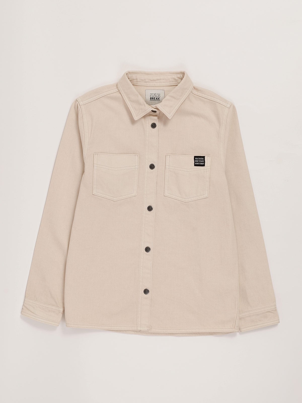 CAMISA MANGA LARGA DENIM ALGODÓN NIÑO CLOUDBREAK - 1
