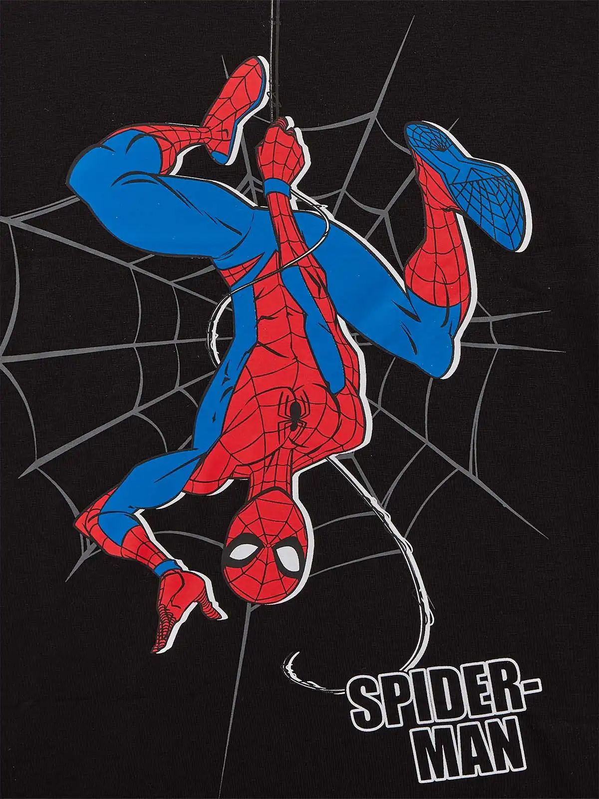 CONJUNTO ALGODÓN NEGRO SPIDERMAN PARA NIÑO - 4