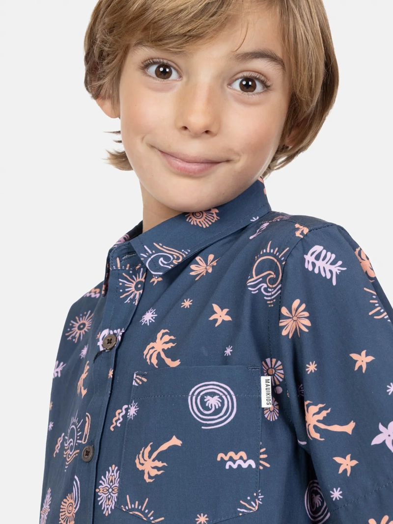 CAMISA MANGA CORTA NIÑO MAUI AND SONS 5C906 - 4