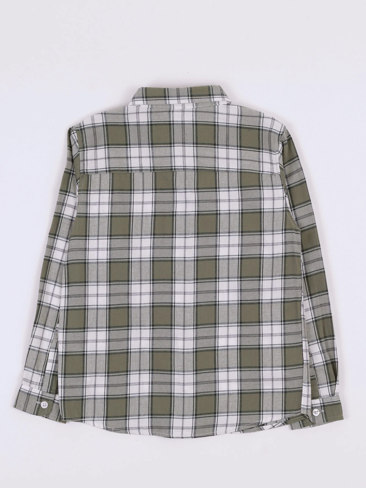 CAMISA MANGA LARGA ESCOCESA ALGODÓN NIÑO HARVEST - 2