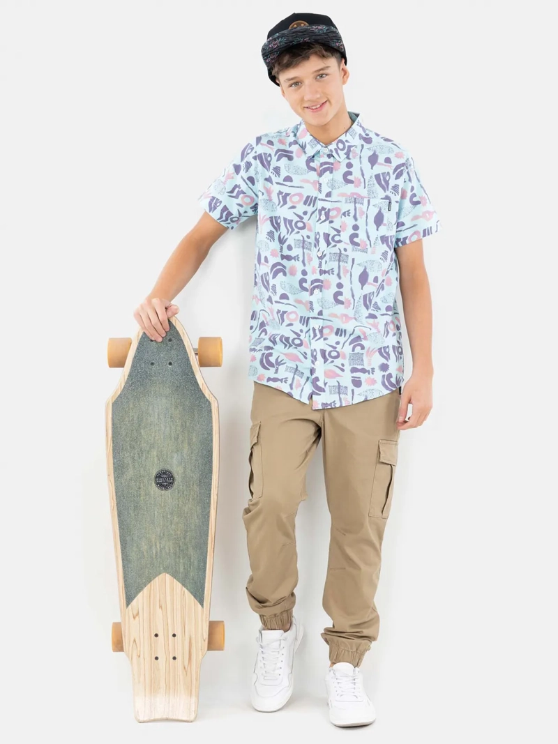 CAMISA MANGA CORTA NIÑO MAUI AND SONS 5C929 - 1