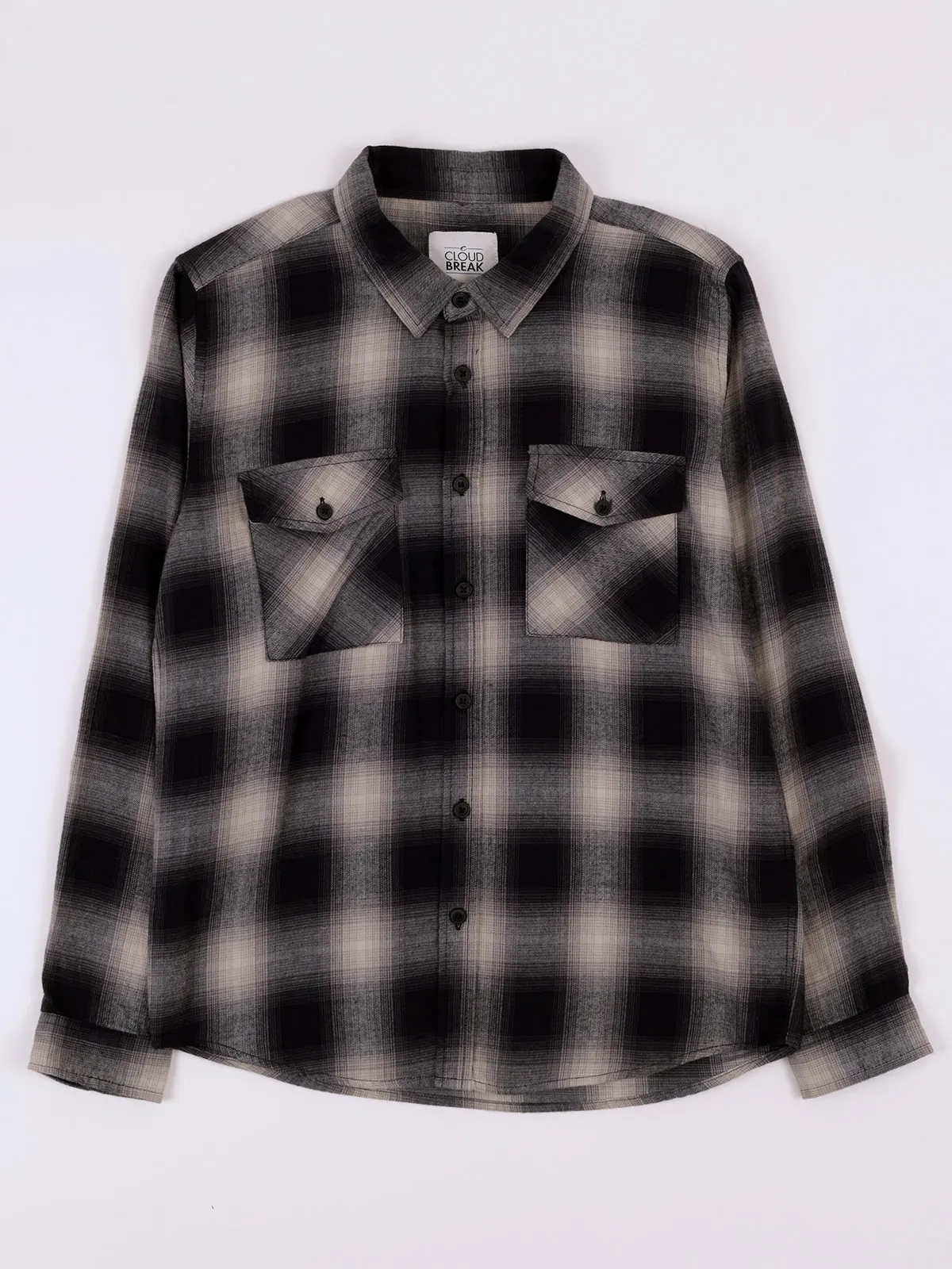 CAMISA MANGA LARGA ESCOCESA ALGODÓN NIÑO CLOUDBREAK - 1
