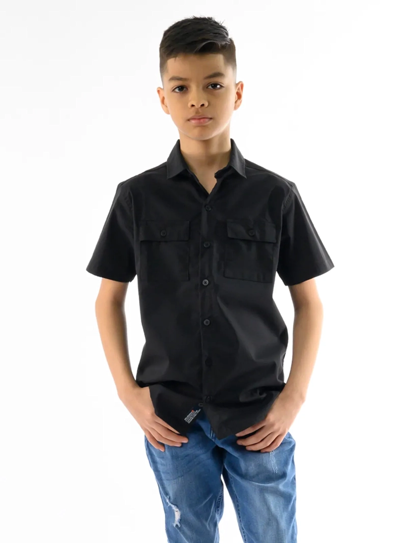 CAMISA MANGA CORTA NIÑO WOALLANCE NEW DENVER - 1