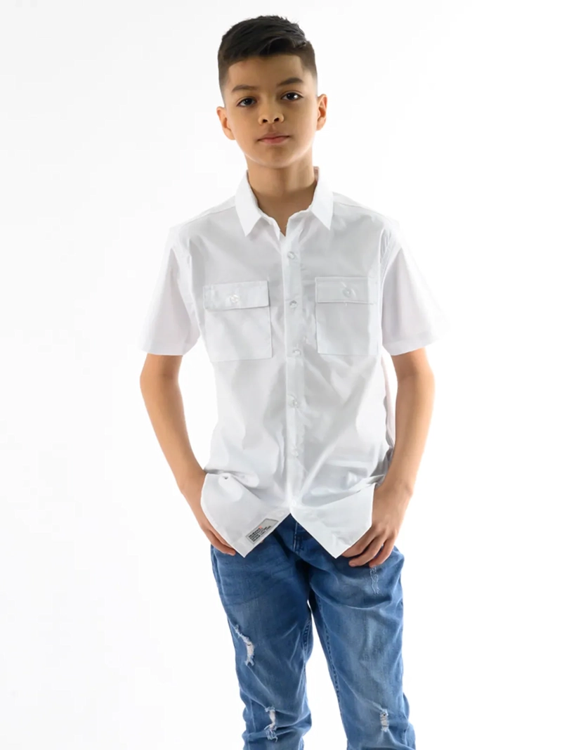 CAMISA MANGA CORTA NIÑO WOALLANCE NEW DENVER - 1