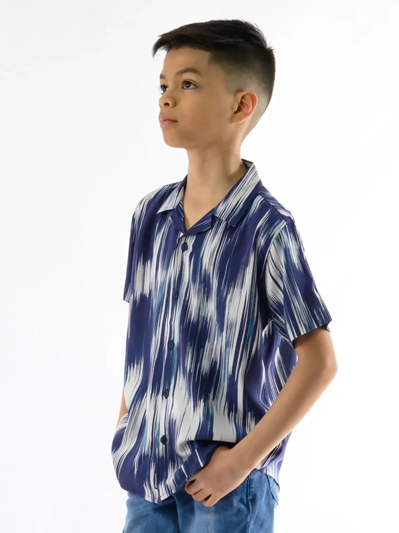 CAMISA MANGA CORTA NIÑO WOALLANCE NEW CHARLOTTE - 3