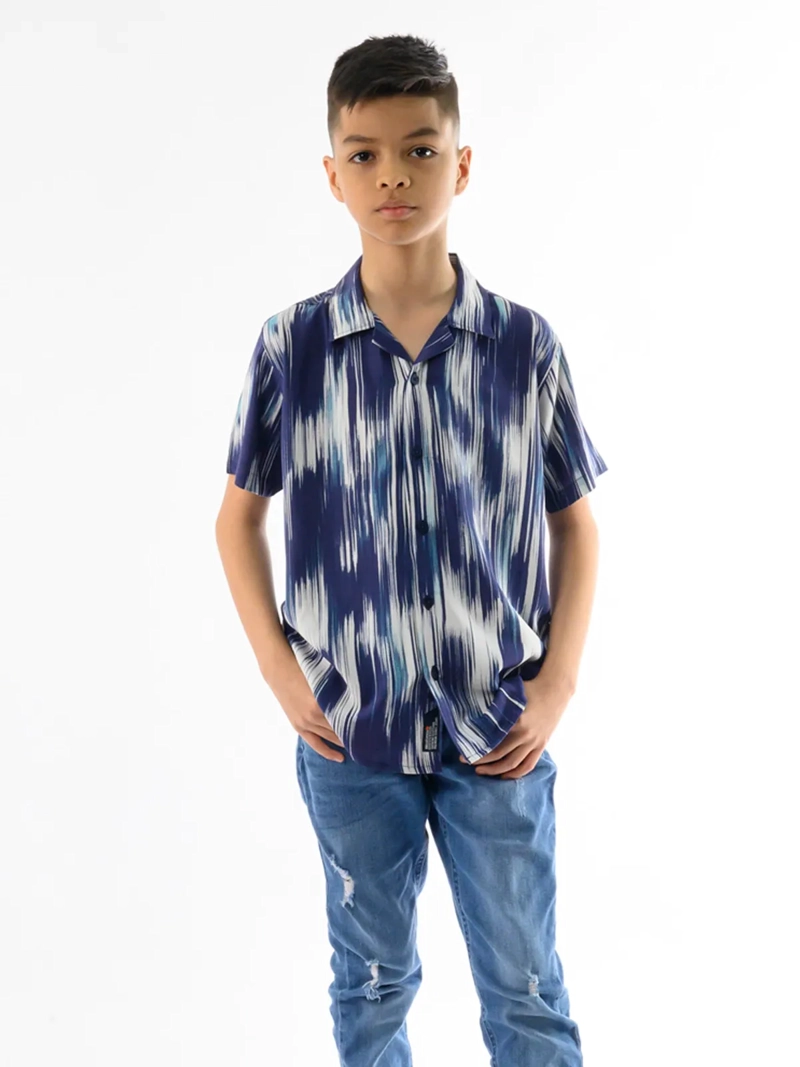 CAMISA MANGA CORTA NIÑO WOALLANCE NEW CHARLOTTE - 1