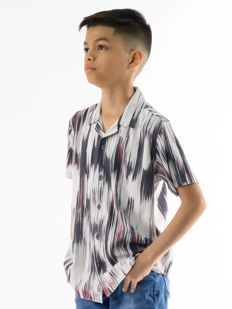 CAMISA MANGA CORTA NIÑO WOALLANCE NEW CHARLOTTE - 3