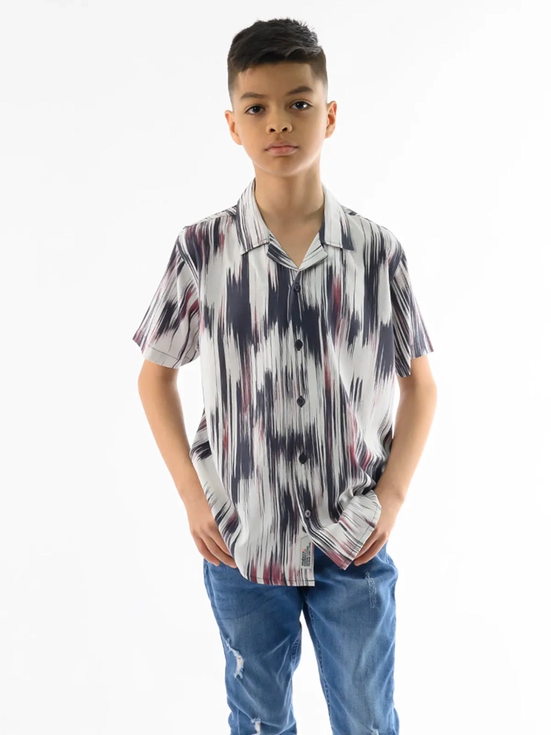 CAMISA MANGA CORTA NIÑO WOALLANCE NEW CHARLOTTE - 1