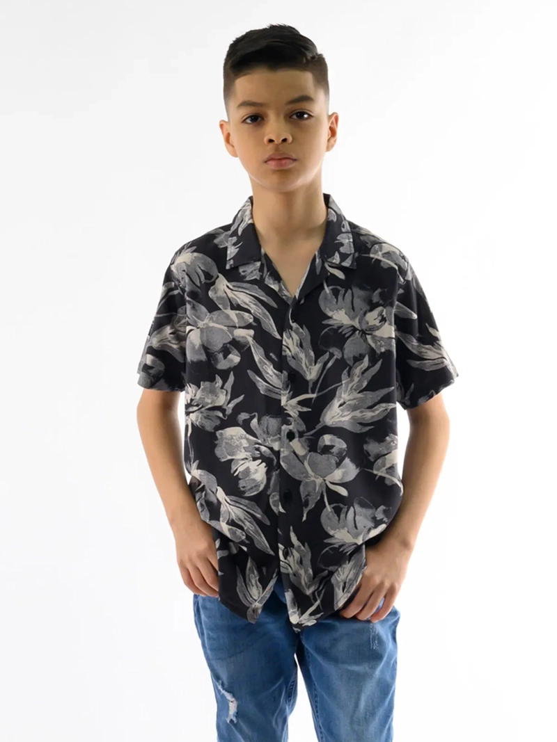 CAMISA MANGA CORTA NIÑO WOALLANCE NEW ITALO - 1