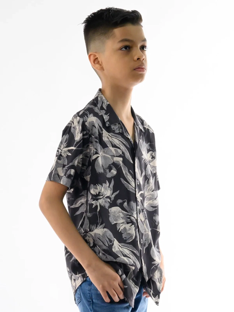 CAMISA MANGA CORTA NIÑO WOALLANCE NEW ITALO - 4