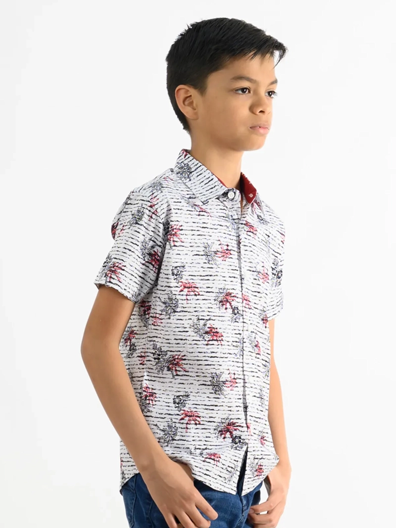 CAMISA MANGA CORTA NIÑO WOALLANCE NEW 80-DG3182 I2 - 2