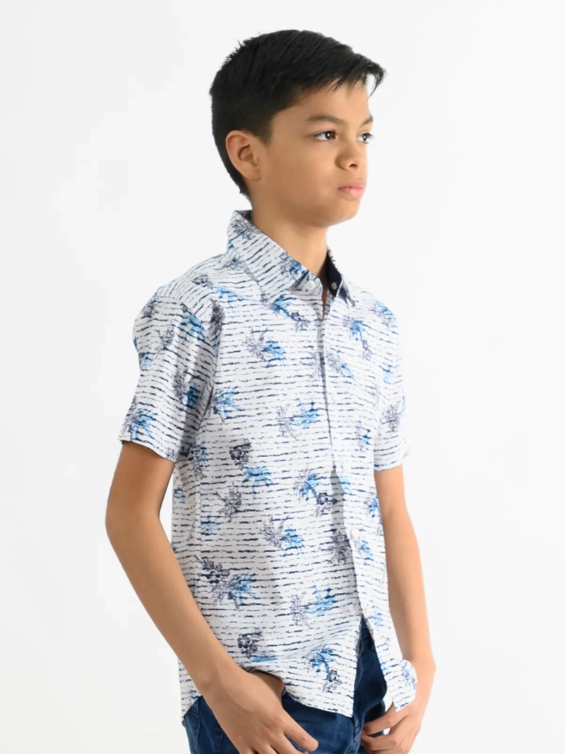 CAMISA MANGA CORTA NIÑO WOALLANCE NEW 80-DG3182 I2 - 2