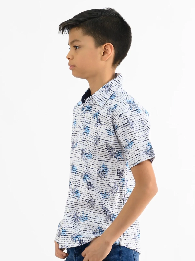 CAMISA MANGA CORTA NIÑO WOALLANCE NEW 80-DG3182 I2 - 4