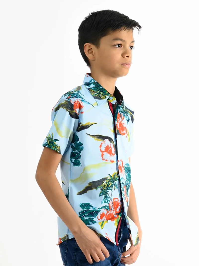 CAMISA MANGA CORTA NIÑO WOALLANCE NEW 80-DG3054 I2 - 3