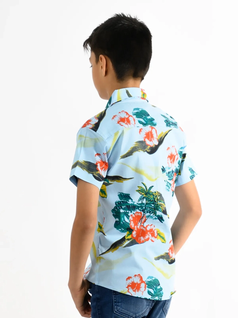 CAMISA MANGA CORTA NIÑO WOALLANCE NEW 80-DG3054 I2 - 5
