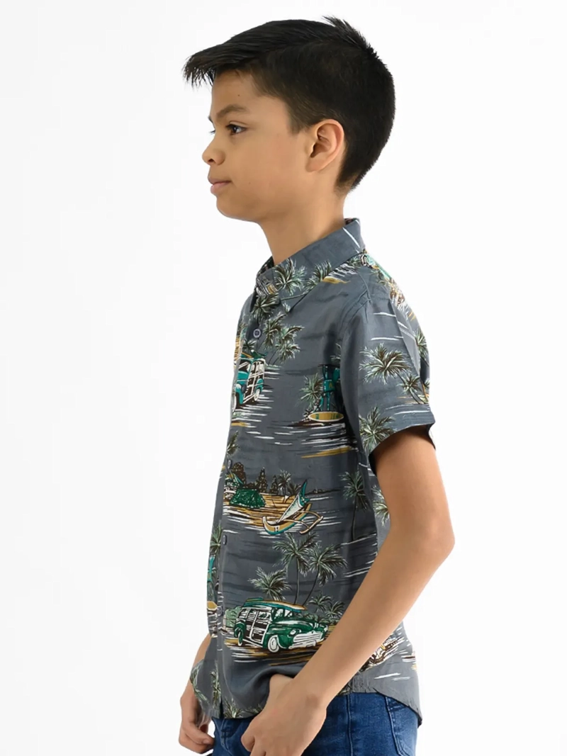 CAMISA MANGA CORTA NIÑO WOALLANCE NEW 80-DG10067 I - 4