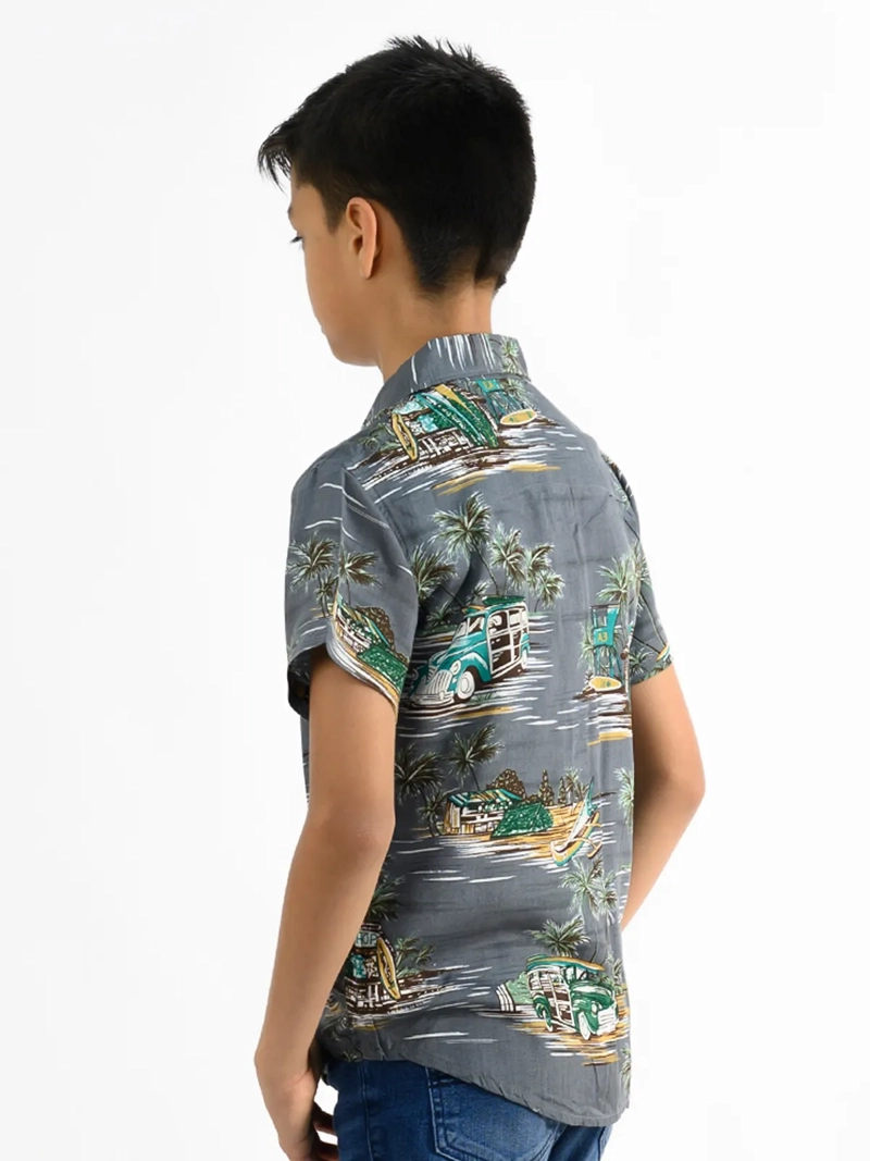 CAMISA MANGA CORTA NIÑO WOALLANCE NEW 80-DG10067 I - 5