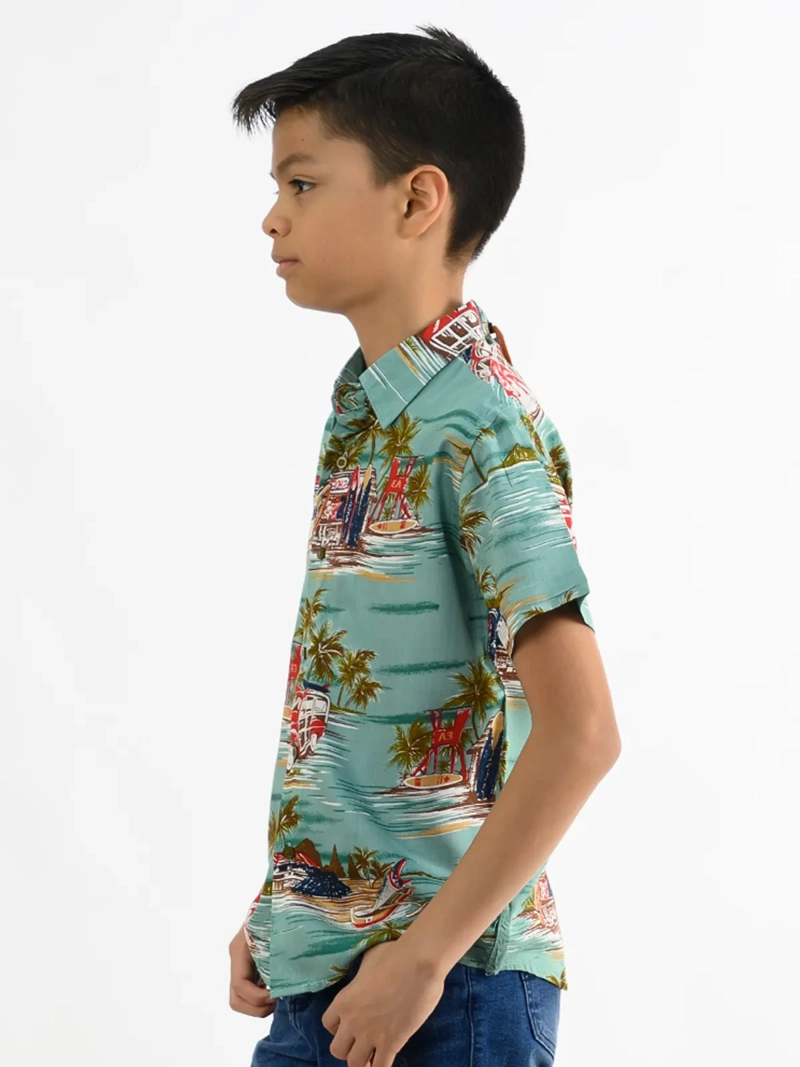 CAMISA MANGA CORTA NIÑO WOALLANCE NEW 80-DG10067 I - 3