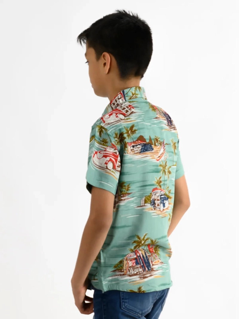 CAMISA MANGA CORTA NIÑO WOALLANCE NEW 80-DG10067 I - 4