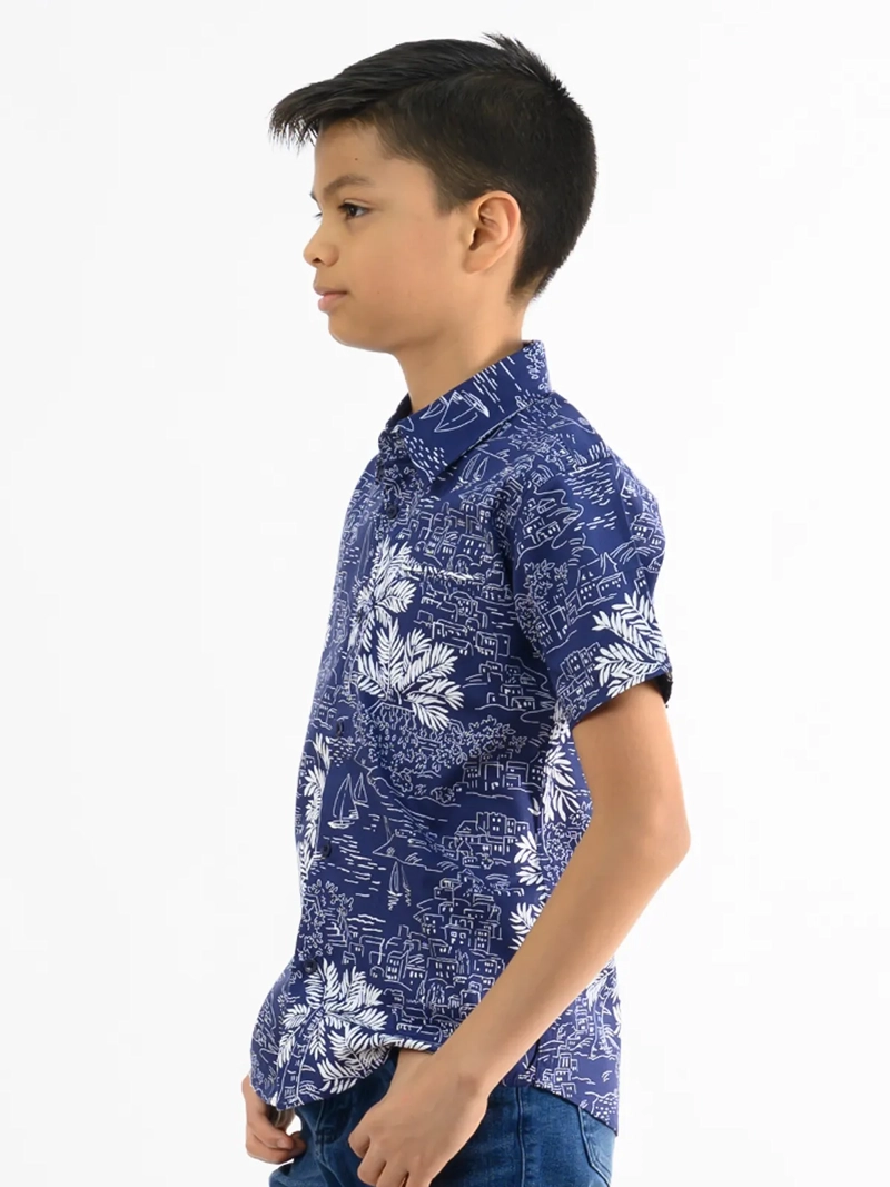 CAMISA MANGA CORTA NIÑO WOALLANCE NEW 80-DG3058 I2 - 3