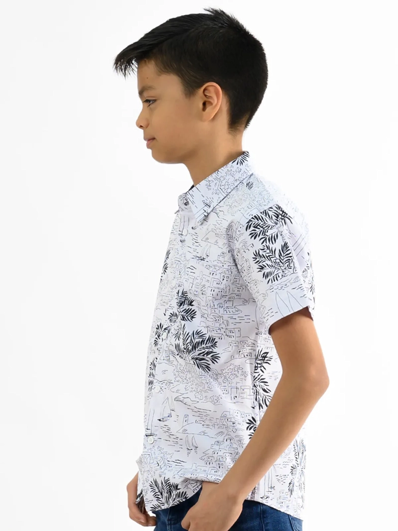 CAMISA MANGA CORTA NIÑO WOALLANCE NEW 80-DG10069 I - 2